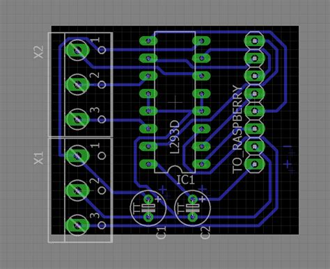 Pcb Layout Of L293d Pcb Circuits