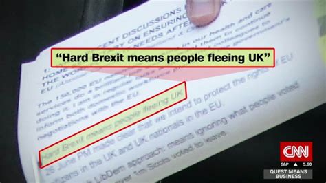 Will Hard Brexit Send People Fleeing Uk Video Business News