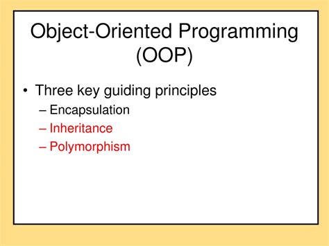 Ppt Module 8 Polymorphism And Inheritance Powerpoint Presentation