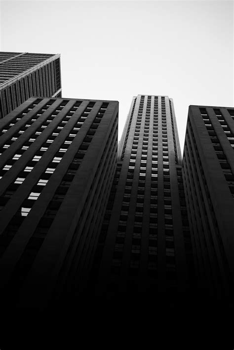 Free Photo Monochrome Photo Of High Rise Buildings Architecture