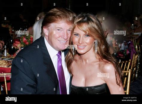 palm beach fl 2005 donald trump and melania knauss at the mar a lago club in 2005 in palm