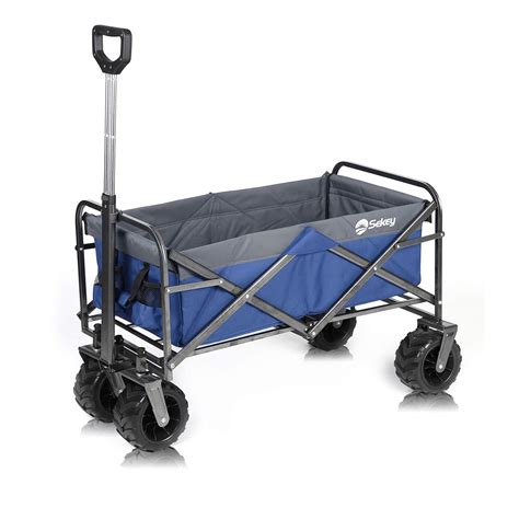 Buy Sekey Folding Wagon Cart Beach Cart Collapsible Outdoor Utility
