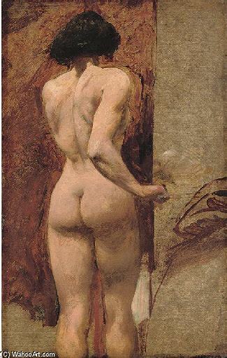 Paintings Reproductions Study Of A Female Nude By William Etty