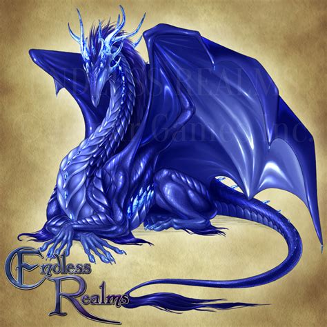 Endless Realms Bestiary Sapphire Dragon By Jocarra On Deviantart