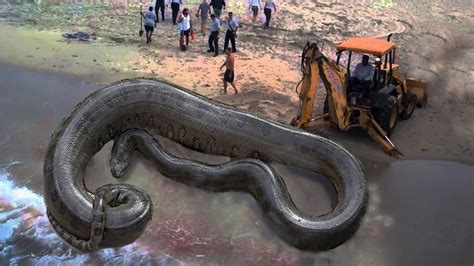 Titanoboa Snake Compared To Human Goimages A