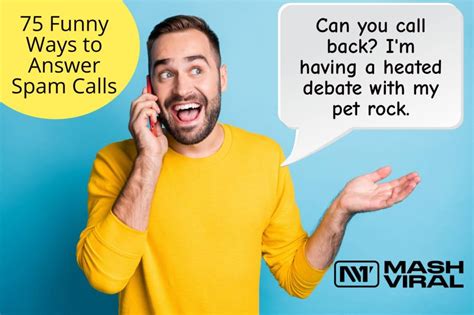 75 Funny Ways To Answer Spam Calls Chuckles Await