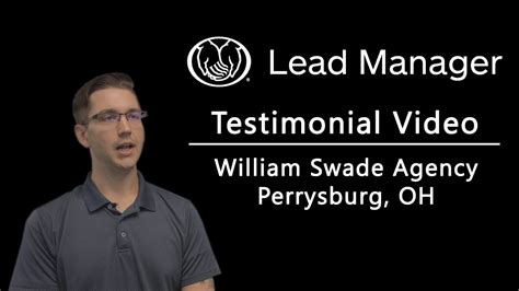 Allstate Lead Manager Testimonial William Swade Agency Youtube