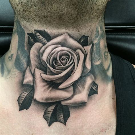 Neck Rose Tattoo Best Tattoo Ideas And Designs