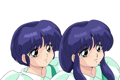 akane tendo with long hair and short hair by soulfire524 on deviantart