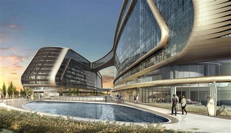 World Of Architecture Futuristic Sky Soho By Zaha Hadid