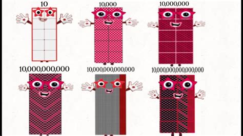 Numberblocks 100000000 To 10000000000000000 And As Well As The