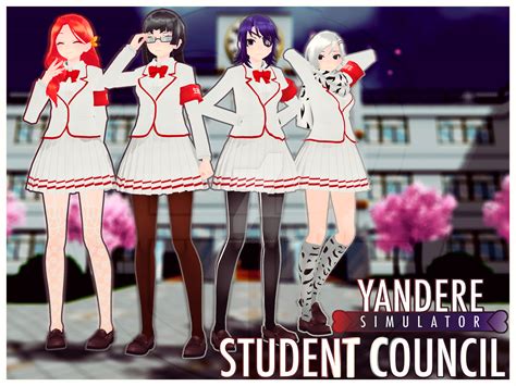 Mmd Tda Student Council Yandere Simulator By Ariadnagarcia On
