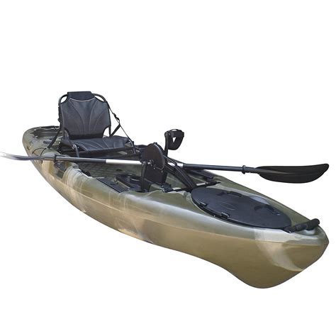 Bkc Pk11 106 Single Propeller Pedal Drive Fishing Kayak Wrudder