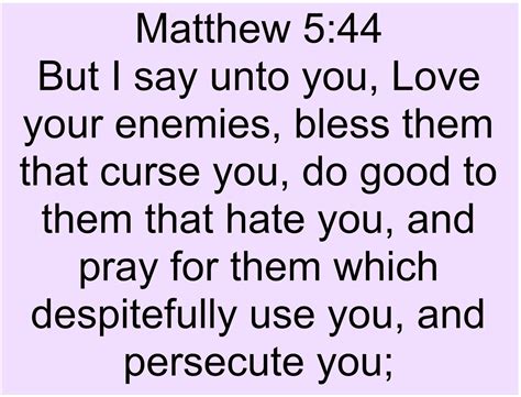Matthew 6 44 Bible Quotes Quotesgram