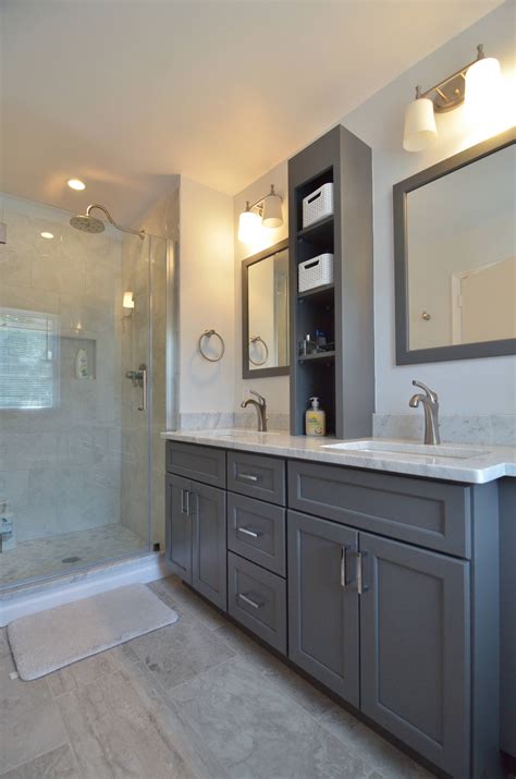 What Color Walls With Gray Bathroom Cabinets