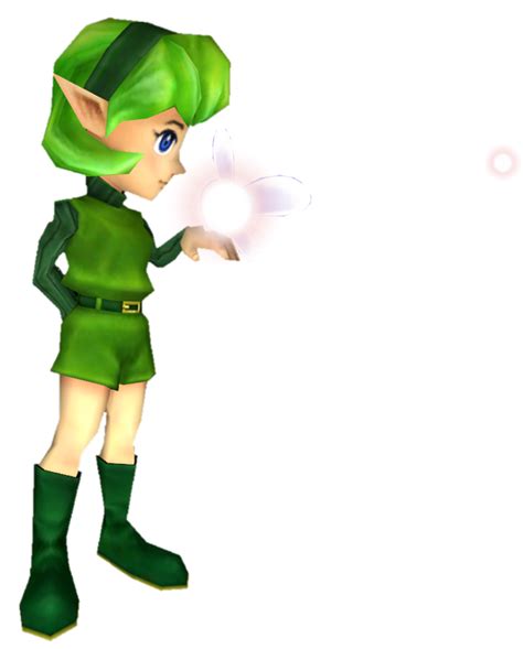 Saria Looking At Her Fairy By Transparentjiggly64 On Deviantart