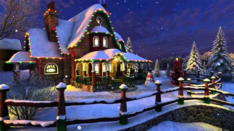 animated christmas wallpapers free download animated christmas scenes wallpaper