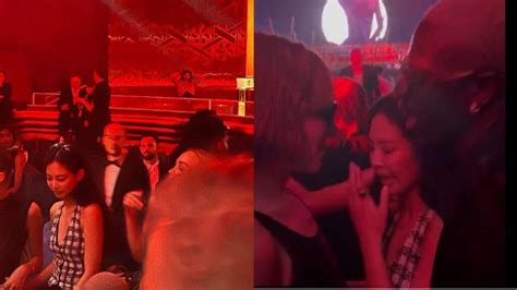 Blackpink Drunk Jennie S Adorable Reaction Caught When The Weeknd Kisses Simi Khadra In This