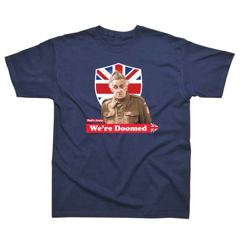 Dads Army We Are Doomed T Shirt L Fitness Redevent