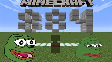 How To Make A Pepe The Frog Banner In Minecraft Youtube
