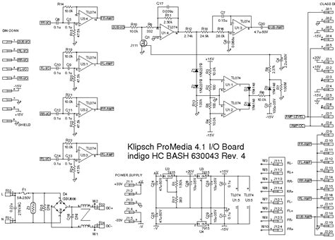 Klipsch Promedia V41 Amplifier Repair