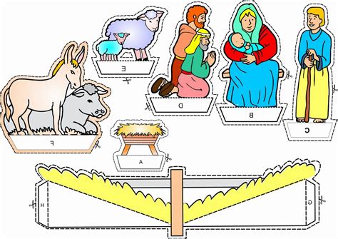 Imagens De Presepio Para Imprimir E Montar