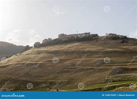 The Village Of Castelluccio Di Norcia Destroyed By The Earthquake