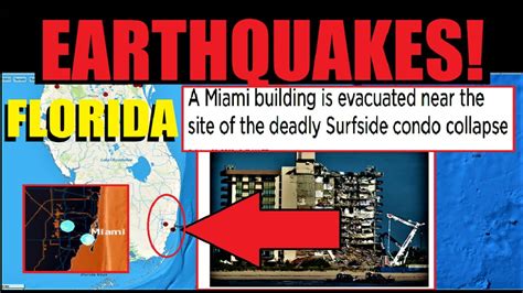 Florida Earthquakes Now Causing Evacuations In Miami Buildings Youtube