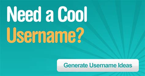 I love that username i put that as mine its very creative and it makes me feel original. Username Generator. Cool, Catchy Name Ideas, Nicknames ...