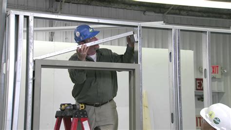 How To Install A Steel Door Frame In Steel Stud Construction Steel