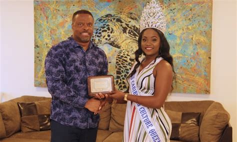 flow miss caribbean culture queen pageant organisers show appreciation to nia the st kitts