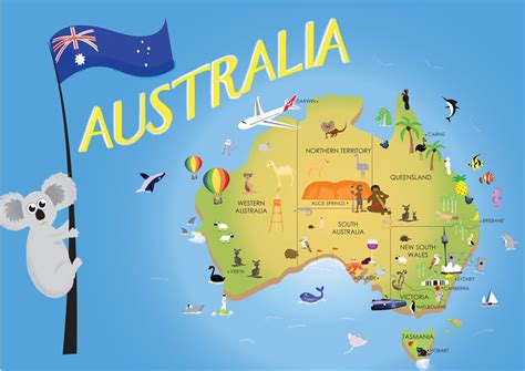 Pip's Perspective: Map of Australia - Children from 3-6 years of age