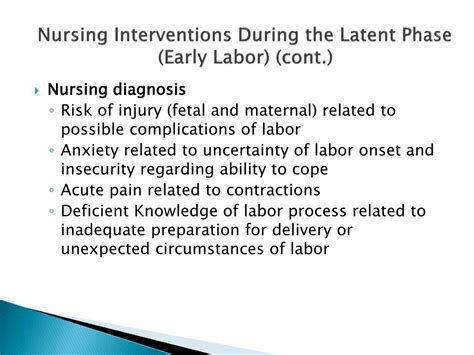 PPT Nursing Care During Labor And Birth Chapter 10 PowerPoint