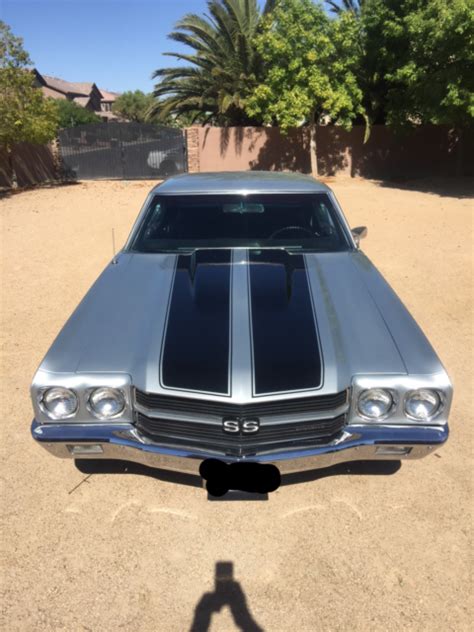 1970 Chevelle Ss Cortez Silver With Black Stripes Classic Cars For Sale