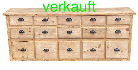 Verkauft Traumhafter Schubladenstock Sideboard Apothekertheke