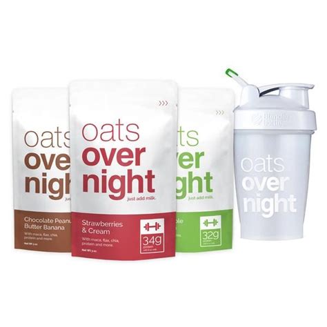 Offering almost 12 grams of protein and over nine grams of fiber, this overnight oats recipe takes five minutes to throw together before bed. Classic Variety Pack | Overnight oats, Oats, Low sugar