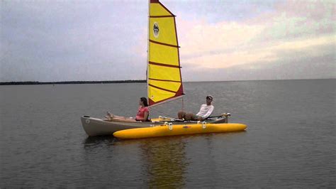 Outrigger Sailing Canoe Kit By Expandacraft Youtube