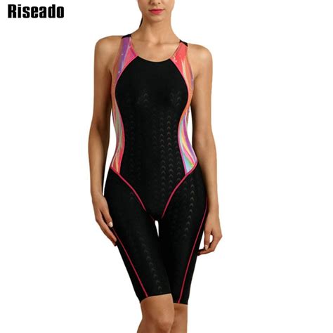 Riseado Sporty Swimwear Women One Piece Swimsuit For Surfing Boyshort