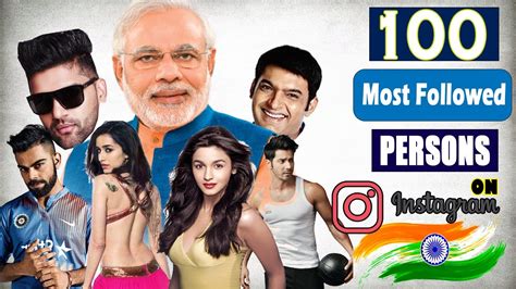 Top 100 Most Followed Persons On Instagram In India Top Instagram