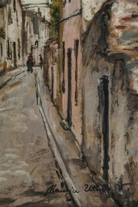 Maurice Utrillo Original Oil Painting On Board