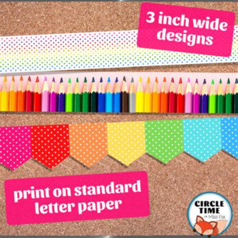 Printable Bulletin Board Borders