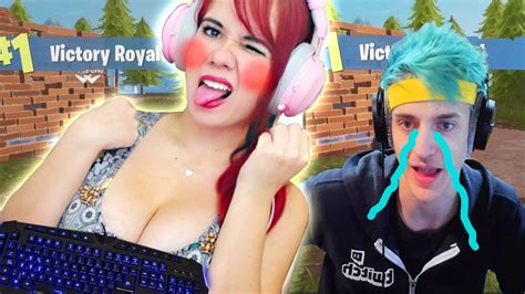 Windy Girk Humilla A Ninja Jugando Fortnite Youtube