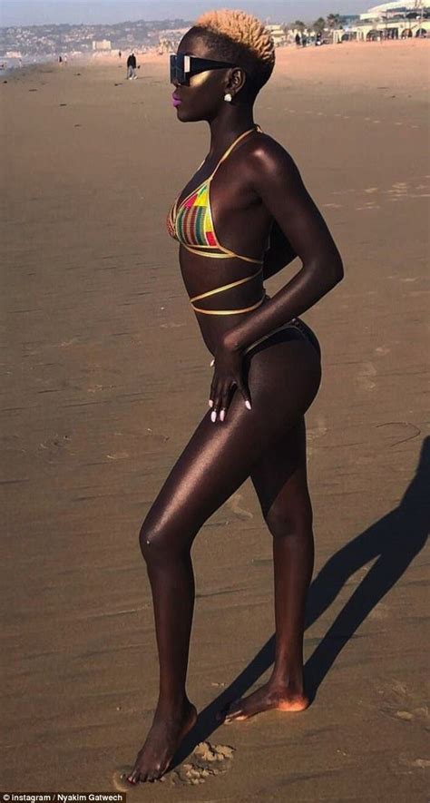 South Sudanese Model Nyakim Gatwech Beautiful Dark Skinned Women