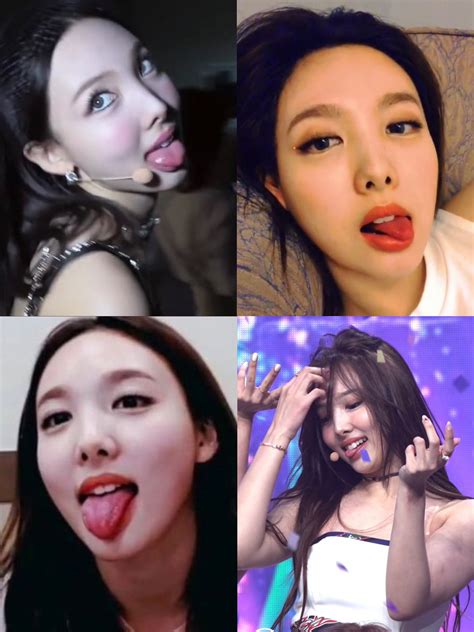 Twice’s Archive Minarch On Twitter Why Does Nayeon Sticking Her Tongue Out Makes Her More