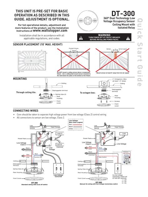 Leviton ceiling occupancy sensor wiring diagram. Leviton Ceiling Occupancy Sensor Wiring Diagram - Wiring ...