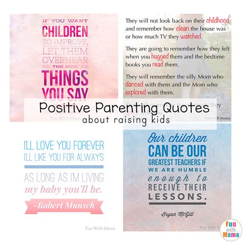 Positive Parenting Quotes About Raising Children Fun