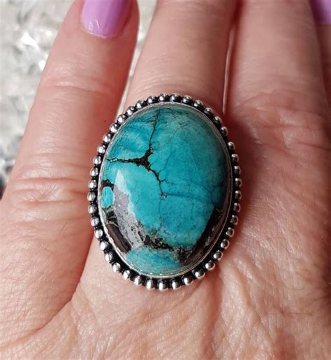 Howlite Turquoise Ring By EnterMyRealm On Etsy Https Etsy Com Au