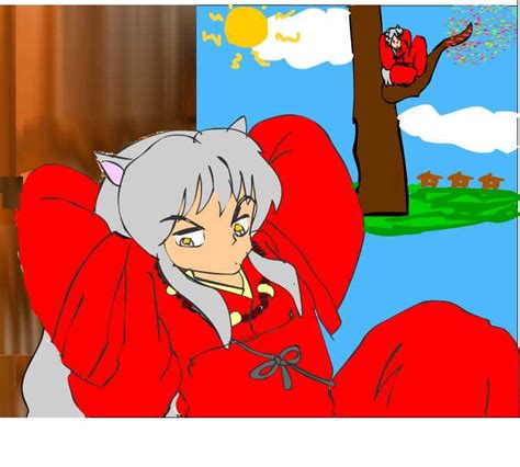 Inuyasha In A Tree By Inugurly On Deviantart
