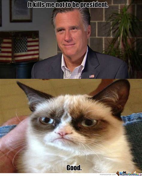 Grumpy Cat Vs Mitt Romney Improved Version By Sailorsaturn Meme Center