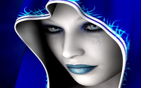 The Blue Lady Fantasy Lady Blue Hd Wallpaper Peakpx